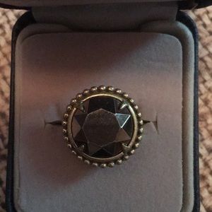 Pyrite stone ring - size 6